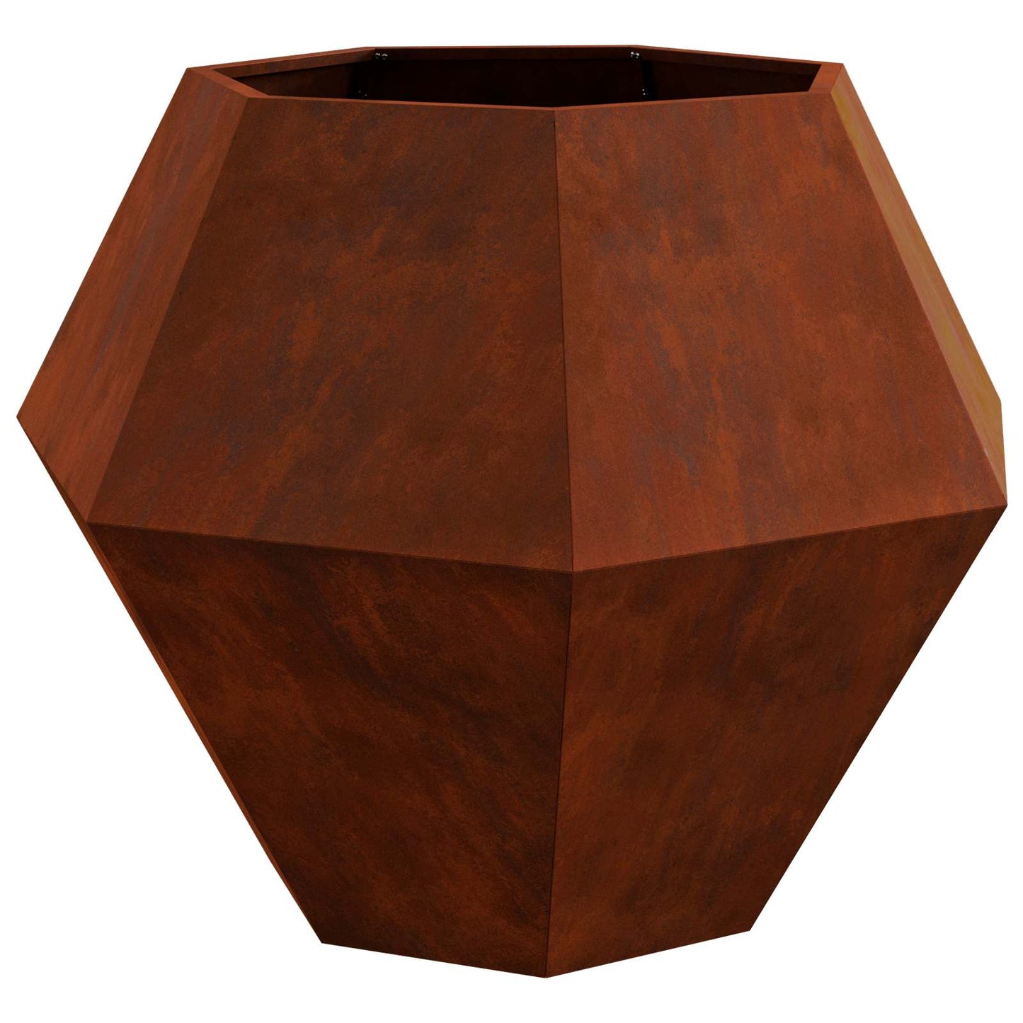 Planter Rusty 100 x 100 x 80 cm Weathering Steel