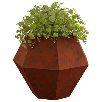 Planter Rusty 100 x 100 x 80 cm Weathering Steel