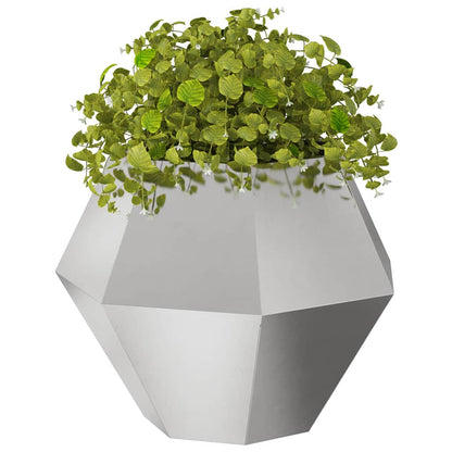 Planter Silver 75 x 75 x 60 cm Stainless Steel
