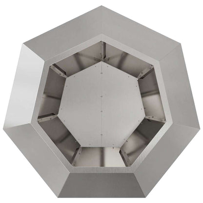Planter Silver 75 x 75 x 60 cm Stainless Steel