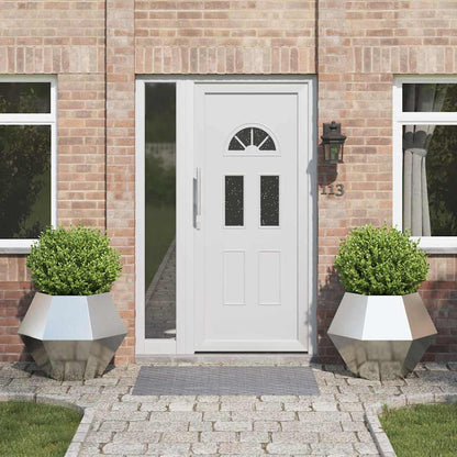 Planter 2 pcs Silver 75 x 75 x 60 cm Galvanised Steel