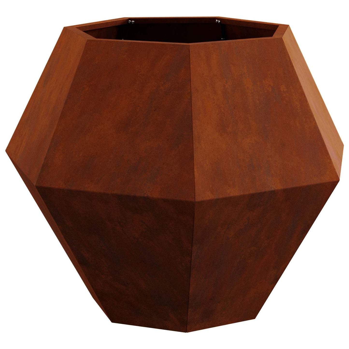 Planter Rusty 75 x 75 x 60 cm Weathering Steel