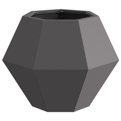 Planter Black 50 x 50 x 40 cm Steel