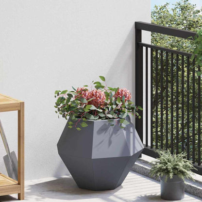 Planter Anthracite 50 x 50 x 40 cm Steel