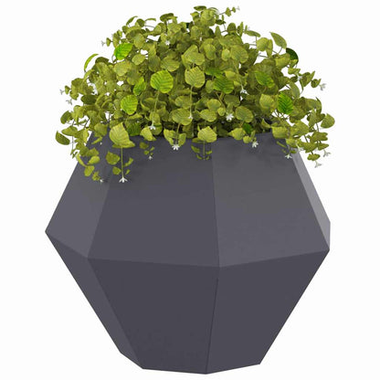 Planter Anthracite 50 x 50 x 40 cm Steel