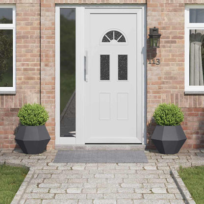 Planter 2 pcs Anthracite 50 x 50 x 40 cm Steel