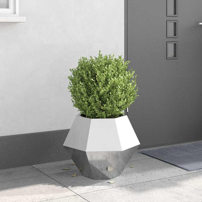 Planter Silver 50 x 50 x 40 cm Stainless Steel