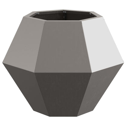 Planter 2 pcs Rusty 50 x 50 x 40 cm Weathering Steel