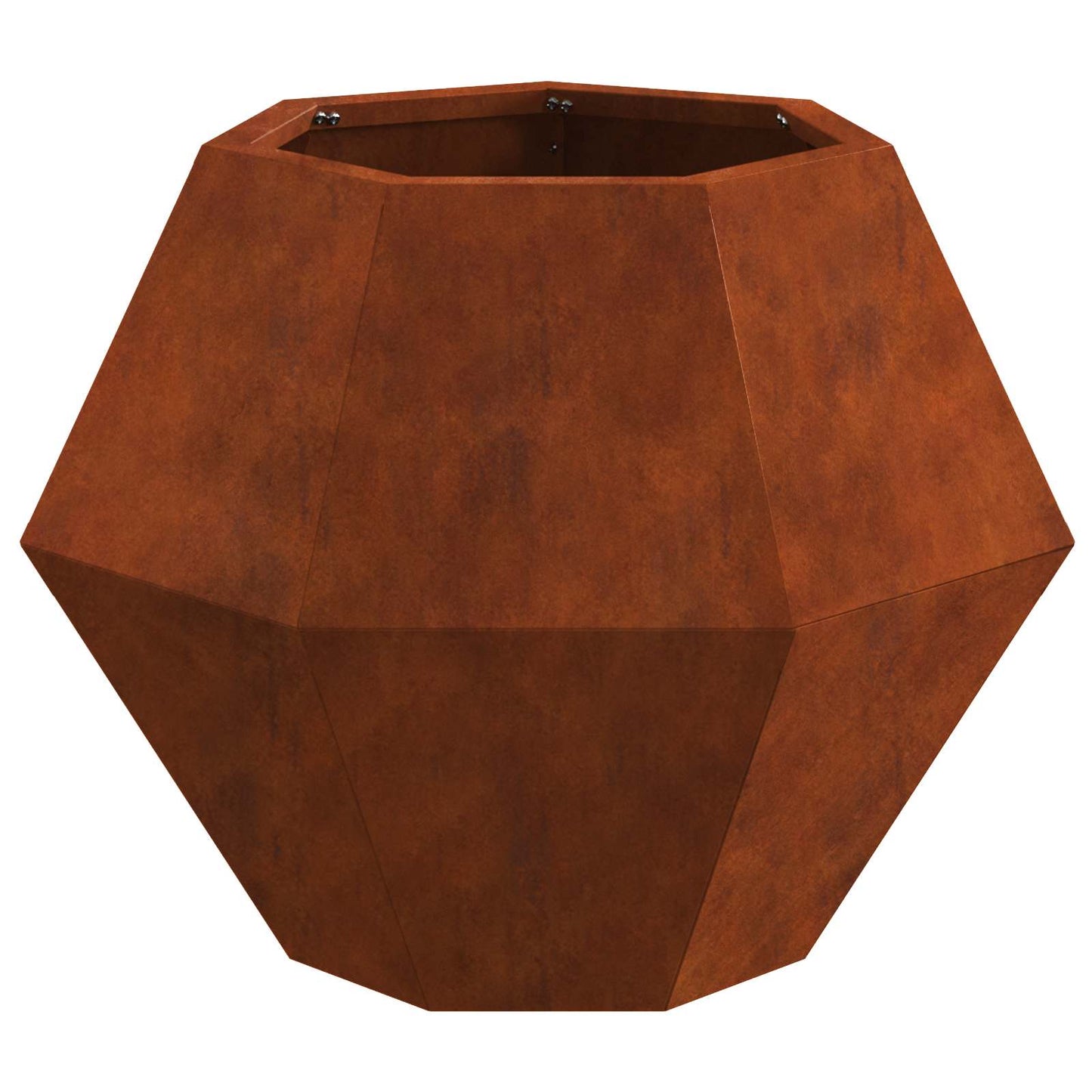 Planter 2 pcs Rusty 50 x 50 x 40 cm Weathering Steel