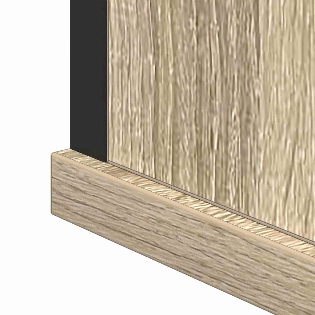 Bathroom Furniture Set 3 pcs Sonoma Oak Engineered Wood