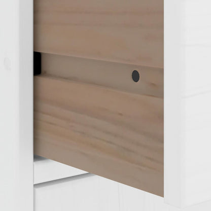 Side Cabinets 6 pcs "ODDA" White 40x24x79 cm Solid Wood Pine