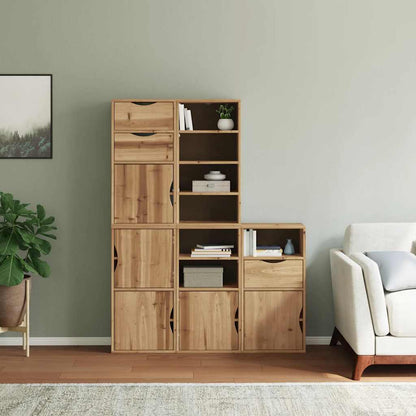 Side Cabinets 5 pcs "ODDA" 40x24x79 cm Solid Wood Pine