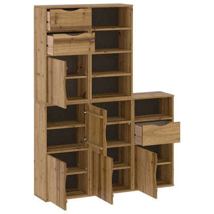 Side Cabinets 5 pcs "ODDA" 40x24x79 cm Solid Wood Pine