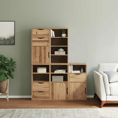 Side Cabinets 5 pcs "ODDA" 40x24x79 cm Solid Wood Pine