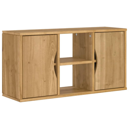 5 Piece TV Units with Storage "ODDA" Solid Wood Pine