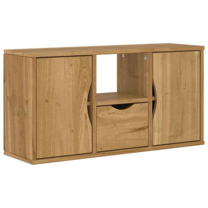 5 Piece TV Units with Storage "ODDA" Solid Wood Pine