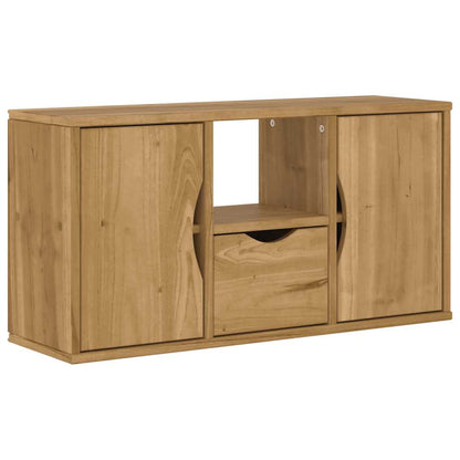 5 Piece TV Units with Storage ODDA Solid Wood Pine