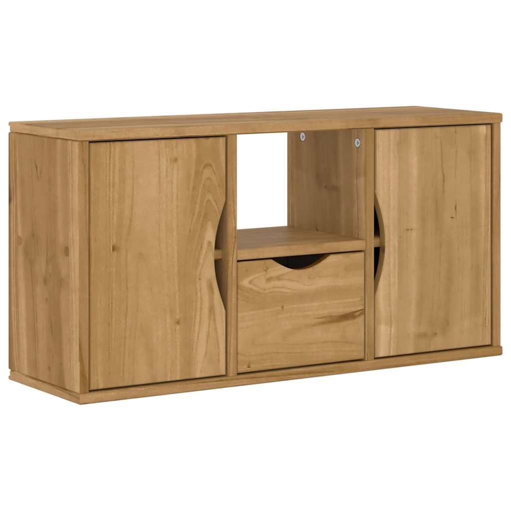 4 Piece TV Units with Storage "ODDA" Solid Wood Pine