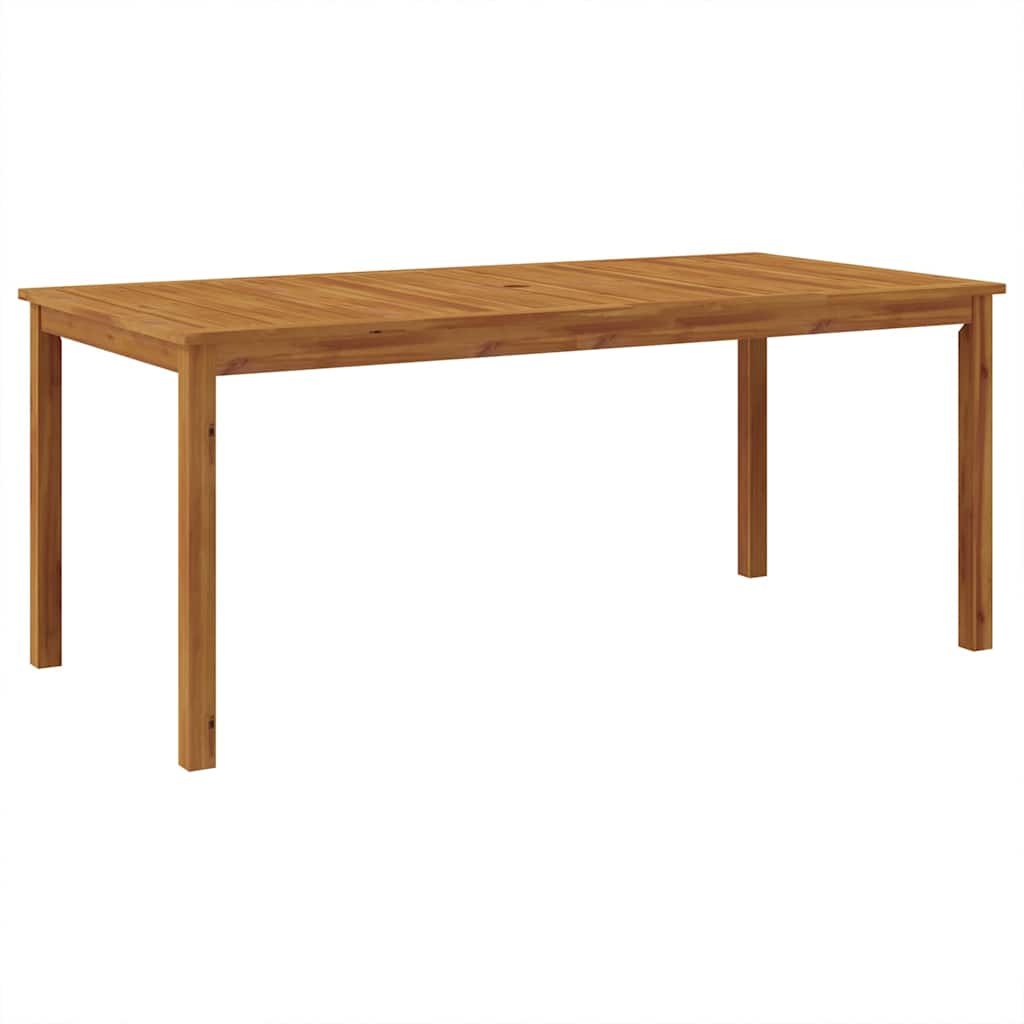 Garden Dining Set 9 pcs Black Solid Acacia Wood