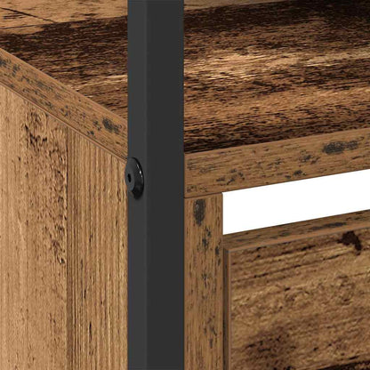 Shoe Cabinet Old Wood 100 x 34 x 112 cm Engineered Wood