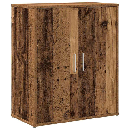 Sideboard 2 pcs Old Wood 60 x 31 x 70 cm Engineered Wood