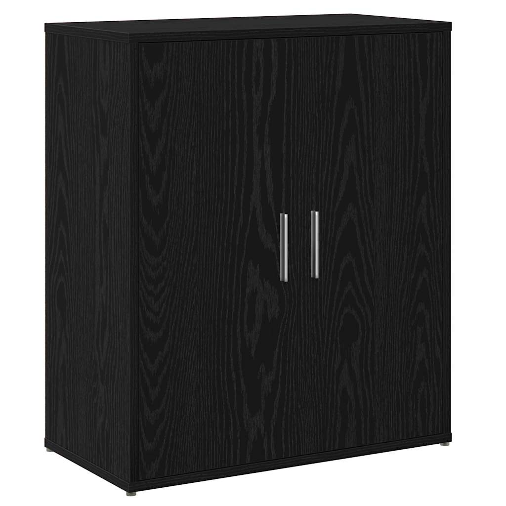 Sideboard 2 pcs Black Oak 60 x 31 x 70 cm Engineered Wood