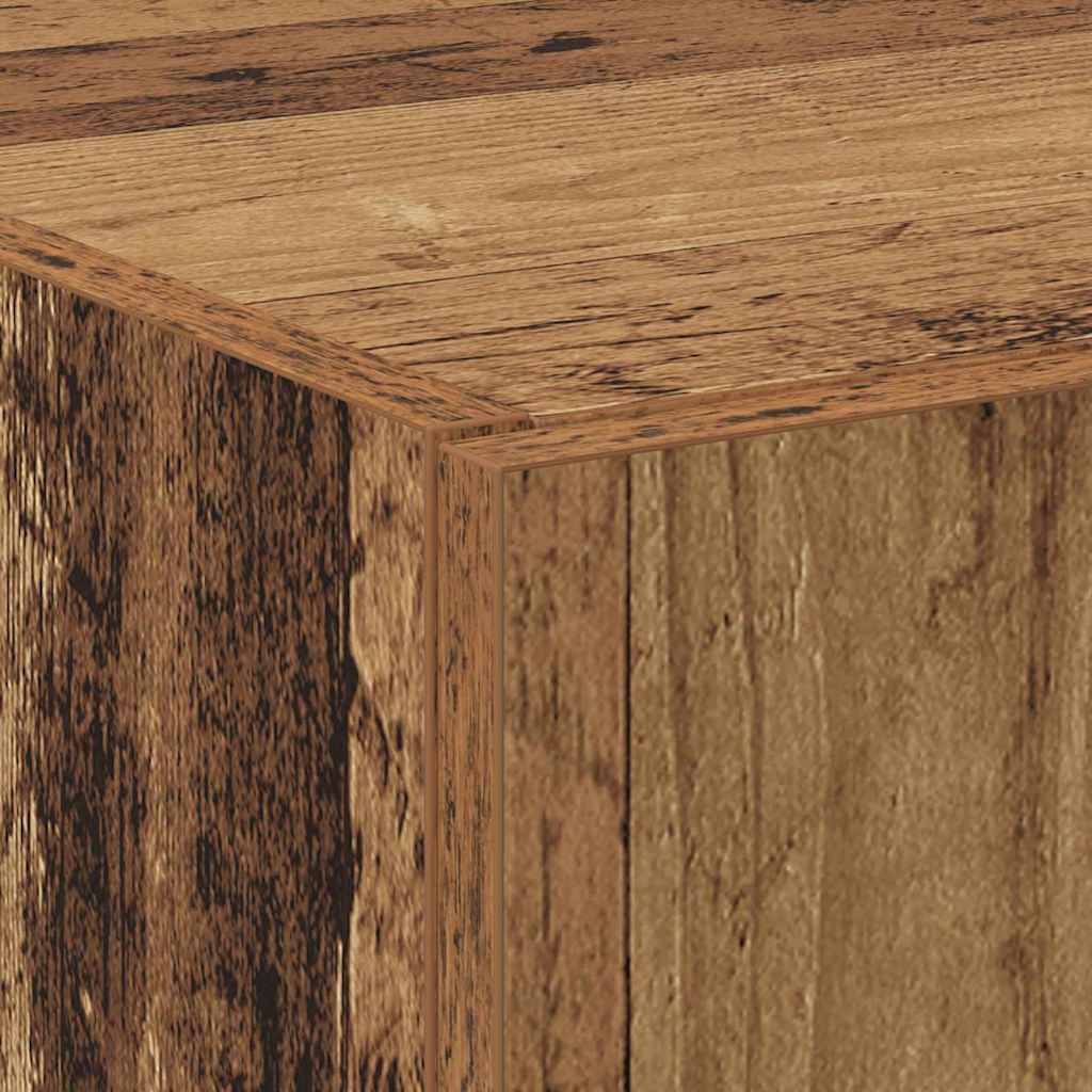 Office Cabinet Old Wood 60 x 32 x 152.5 cm Engineered Wood