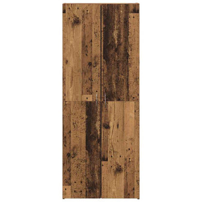 Office Cabinet Old Wood 60 x 32 x 152.5 cm Engineered Wood