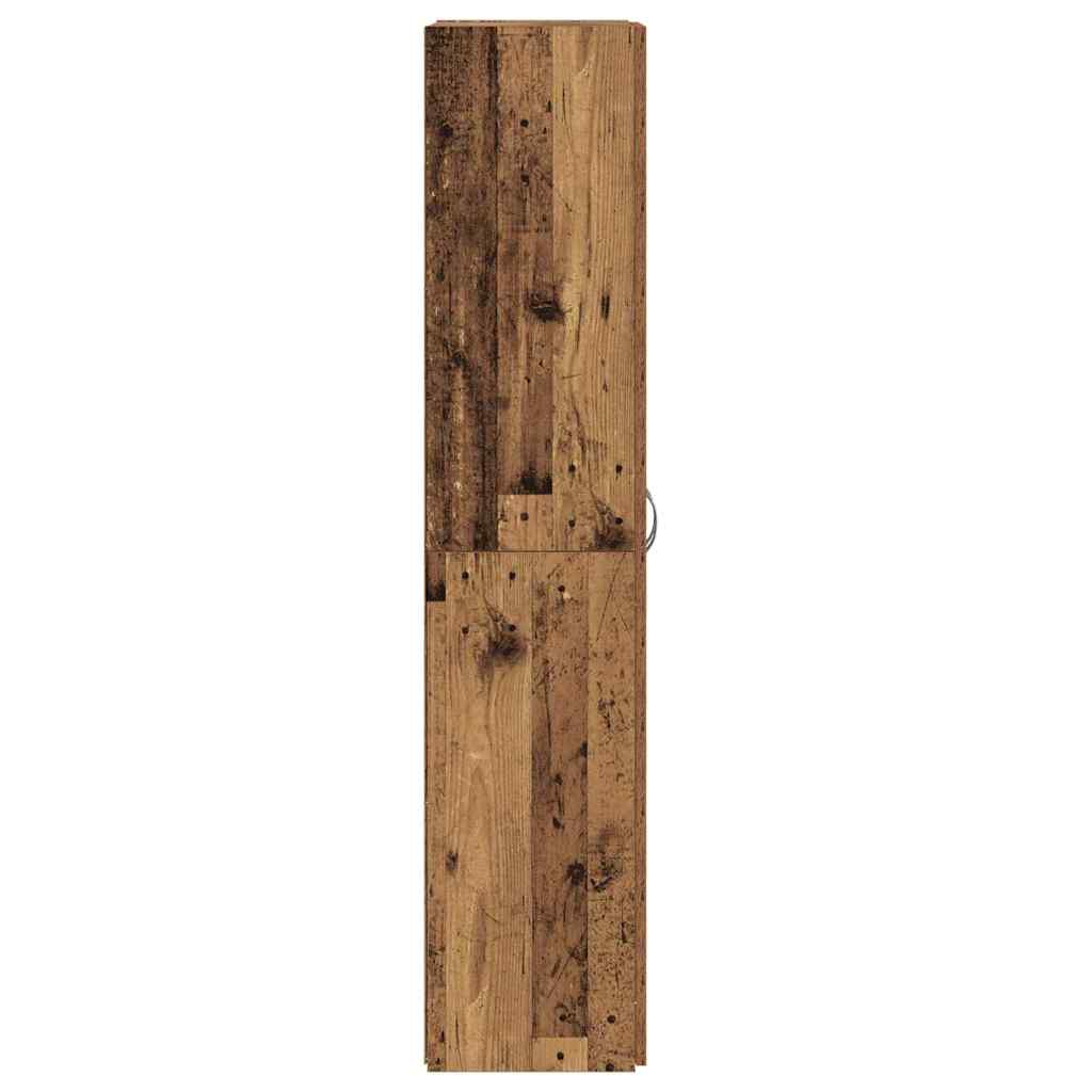 Office Cabinet Old Wood 60 x 32 x 152.5 cm Engineered Wood