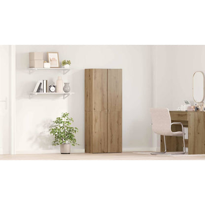 Office Cabinet Artisan Oak 60 x 32 x 152.5 cm Engineered Wood