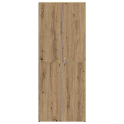 Office Cabinet Artisan Oak 60 x 32 x 152.5 cm Engineered Wood