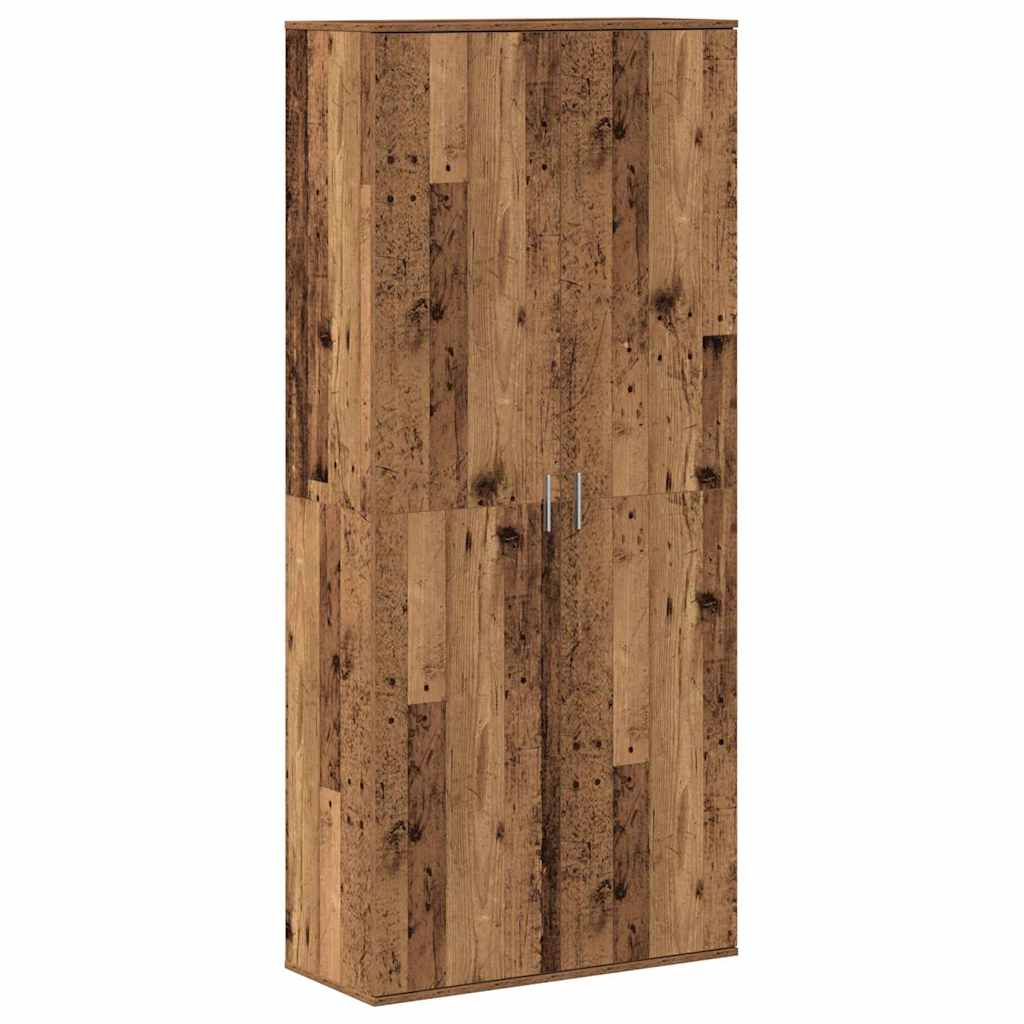 Highboard 80 x 35 x 180 cm Engineered Wood Old Wood