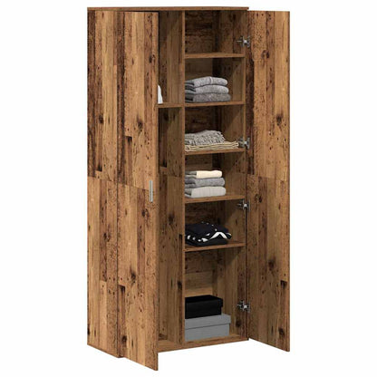 Highboard 80 x 35 x 180 cm Engineered Wood Old Wood