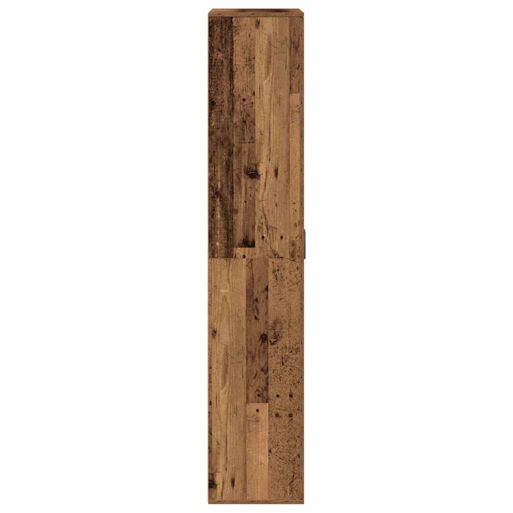 Highboard 80 x 35 x 180 cm Engineered Wood Old Wood