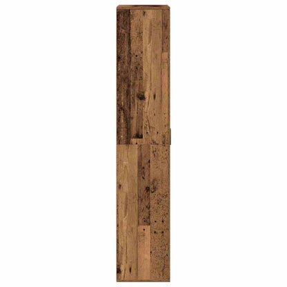 Highboard 80 x 35 x 180 cm Engineered Wood Old Wood