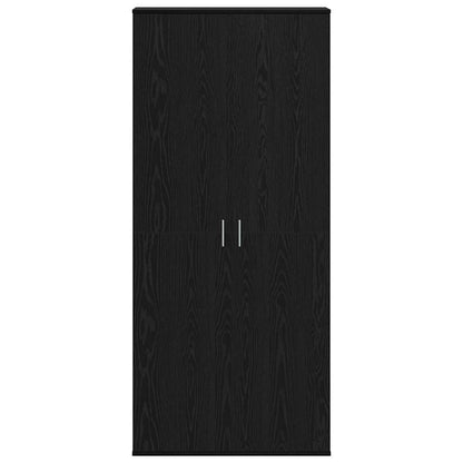 Highboard 80 x 35 x 180 cm Engineered Wood Black oak