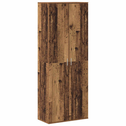 Highboard Old Wood 70 x 33.5 x 180 cm Engineered Wood