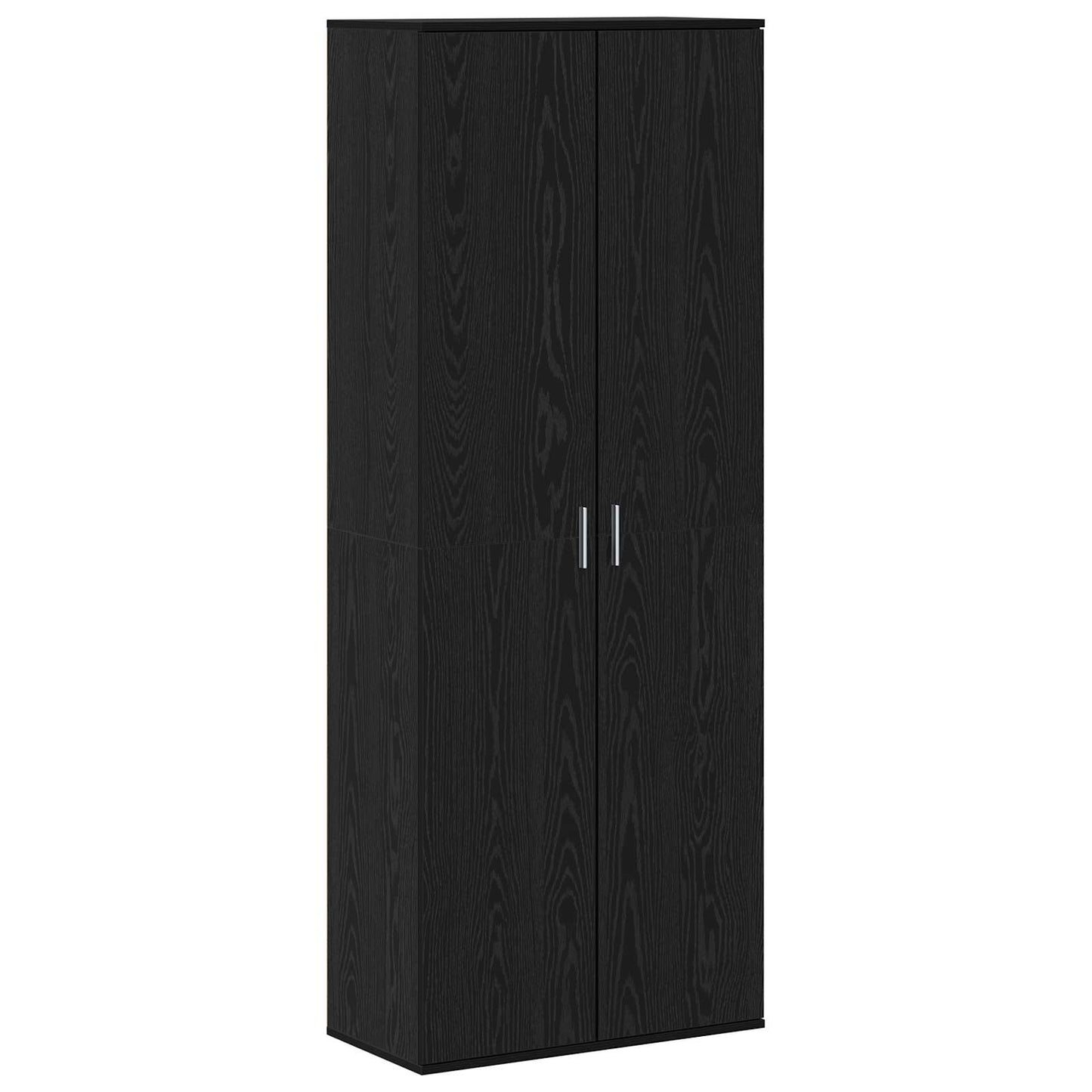 Highboard 70 x 33.5 x 180 cm Engineered Wood Black Oak
