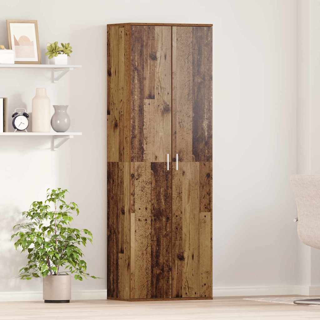 Highboard Old Wood 60 x 35 x 180 cm Engineered wood