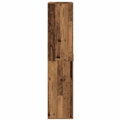 Highboard 80 x 39 x 178 cm Engineered Wood Old Wood