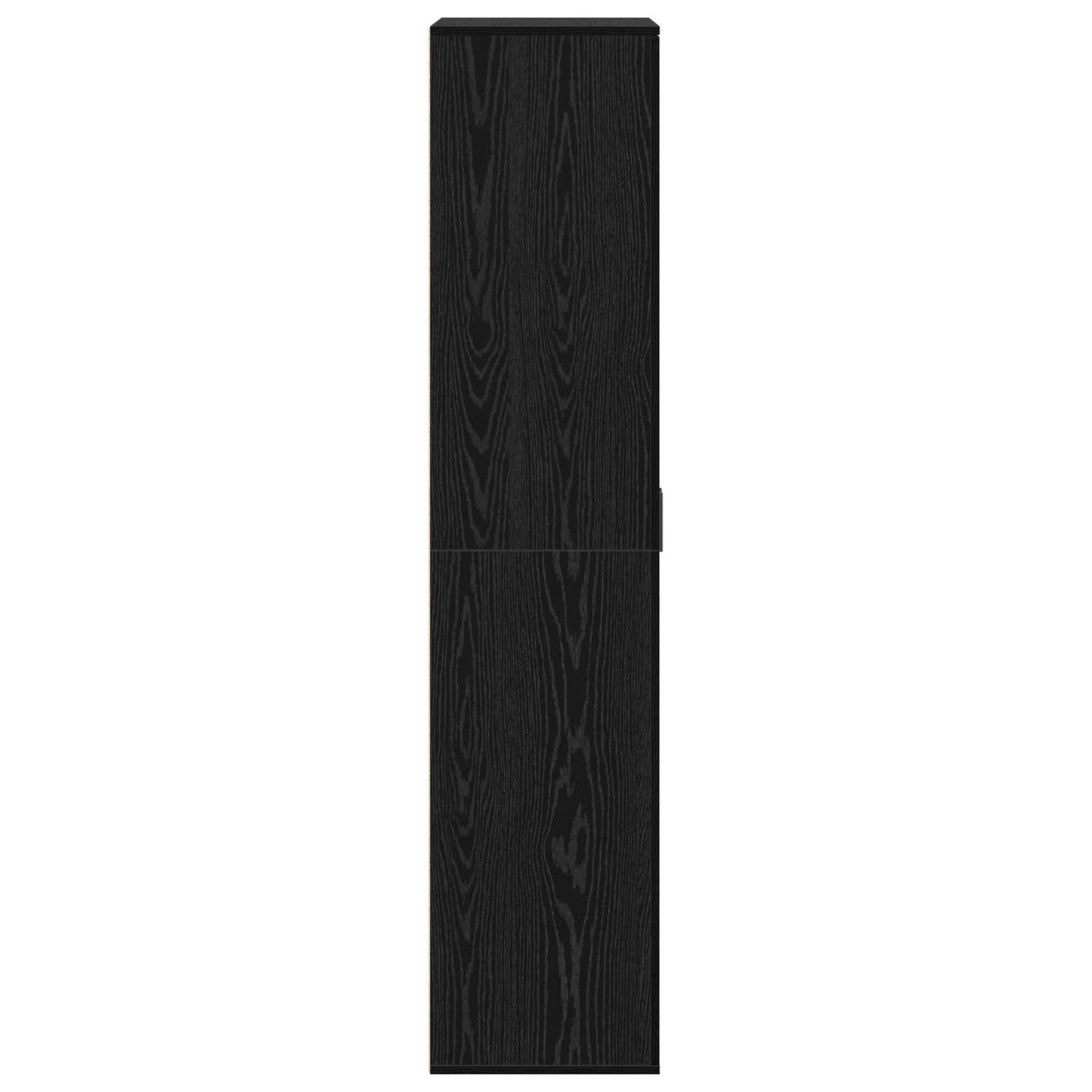 Highboard 80 x 39 x 178 cm Engineered Wood Black Oak