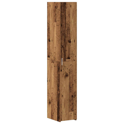 Highboard 2 pcs Old Wood 30 x 42.5 x 185 cm