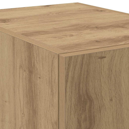 Highboard 2 pcs Artisan Oak 30 x 42.5 x 185 cm