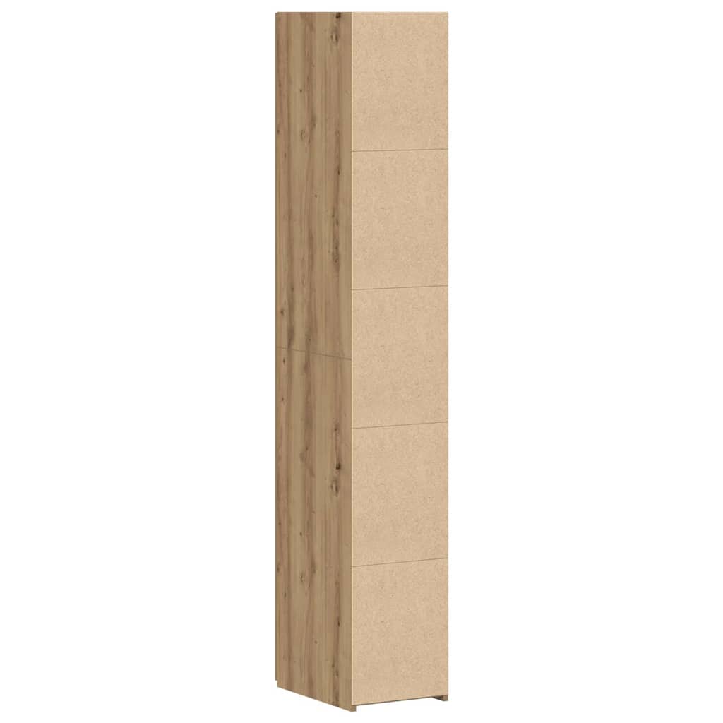 Highboard 2 pcs Artisan Oak 30 x 42.5 x 185 cm