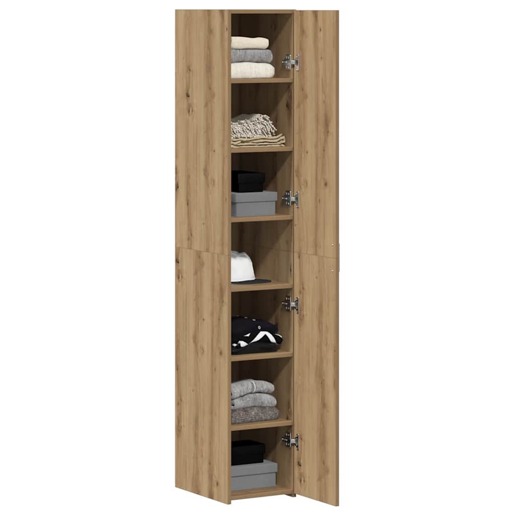 Highboard 2 pcs Artisan Oak 30 x 42.5 x 185 cm