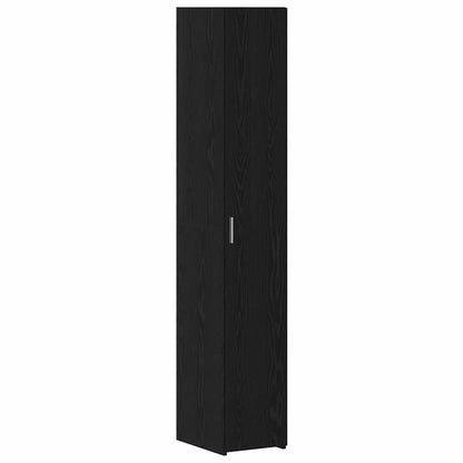 Highboard 2 pcs Black Oak 30 x 42.5 x 185 cm