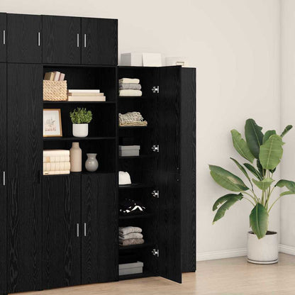 Highboard Black Oak 40 x 42.5 x 185 cm