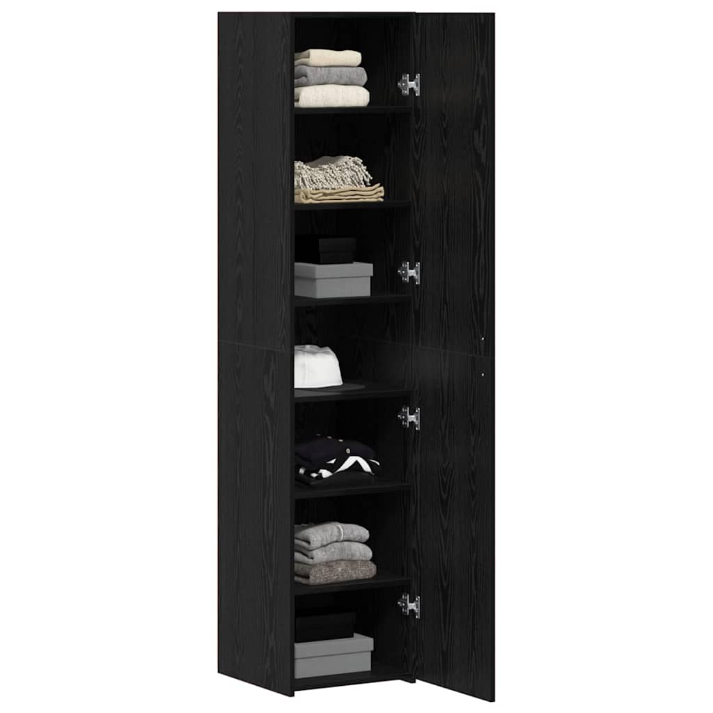 Highboard Black Oak 40 x 42.5 x 185 cm