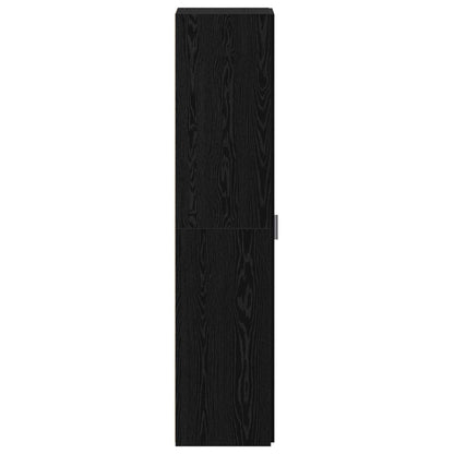 Highboard Black Oak 45 x 42.5 x 185 cm