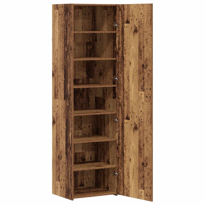 Highboard 2 pcs Old Wood 50 x 42.5 x 185 cm